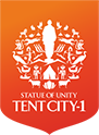 Statue of Unity Tent City Logo