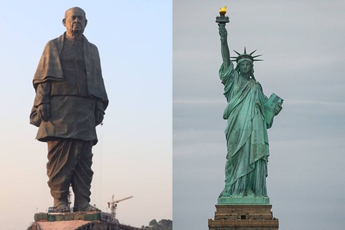 Statue of Unity vs Statue of Liberty