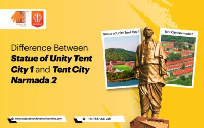 Difference Between Statue of Unity Tent City 1 and Tent City Narmada 2